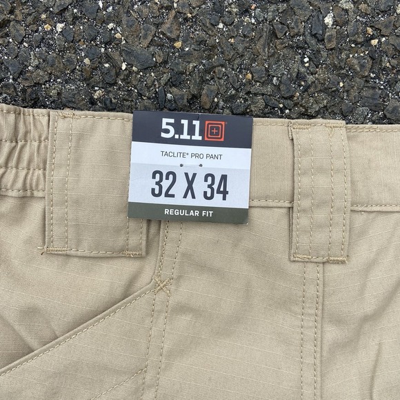 NEW 5.11 Tactical Taclite Pro Pants Men's Khaki Utility 32x34 - Picture 5 of 7